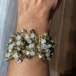 Chico’s beaded magnetic closure bracelet